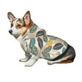 thumbnail image 7 of Honeii Vintage Leaves Print Small Dog Hoodies Pet Hooded Sweatshirts Fall Winter Puppy Cat Sweaters Warm Clothes for Small Dogs Outfits Costume-XX-Large, 7 of 7