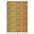 thumbnail image 3 of Casavani Cotton Brown Kilim Flat Weave Carpet Geometric Bedroom Rug 10x10 feet, 3 of 5