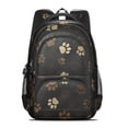 thumbnail image 2 of Paw Print Backpack for School,Cute School Bag,Schoolbag with Adjustable Shoulder Straps & Padded Back,16.9 Inch, 2 of 5