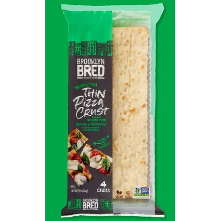 Brooklyn Bred 5x12 Neapolitan Style Thin Pizza Crust - Fresh, Crispy and Delicious