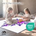 thumbnail image 4 of ODIKA 2'x3' Machine Washable Non-Slip Area Rug, Mystic Dreamcatcher with Petal Arrangement and Radiant Details High Traffic Rug with Pad, Pink, 704518, 4 of 8