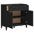 thumbnail image 4 of vidaXL Sideboard Storage Side Cabinet Living Room Furniture Solid Wood Pine, 4 of 9