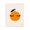 Whimsical Orange Character, variant on Stupell Industries Minimalist Lemon with Eyelashes Black Floating Frame Canvas Art, 17 x 21, by Jessica Beck