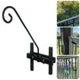 thumbnail image 2 of Deck Railing Plant Hanger Decorative Hook Bird Feeders Hanger Balcony Railing Hook Heavy Duty Fence Deck Hook Rails, 2 of 8