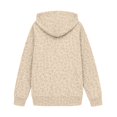thumbnail image 7 of Girls Leopard Print Hoodie Kids Long Sleeve Fleece Sweatshirt Casual Hooded Top With Front Pocket For Daily School Outdoor Wear 2-12 Years, 7 of 7