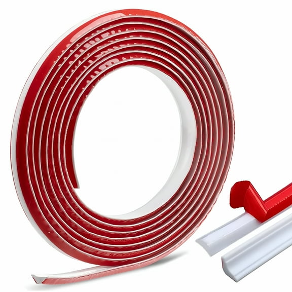 SELIVO 3M/10Ft Corner Molding Trim Caulk Strips Self Adhesive Trim Molding Triangular Trim for Wall Corner Wall Ceiling Floor (12mm*9mm)