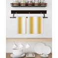 thumbnail image 3 of Yellow Ombre Kitchen Dish Towels for Drying Dishes Set of 3, Farmhouse Modern Abstract Art Waffle Weave Microfiber Hand Tea Bathroom Towels Quick Dry & Absorbent Towel 15.7x23.6, 3 of 7