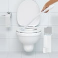 thumbnail image 4 of 2 Pack Toilet Bowl Brush Holder,Happon Holder for Clorox Toilet Wand,Compatible with Clorox Toilet Wand Holder only, White & Gray, 4 of 5