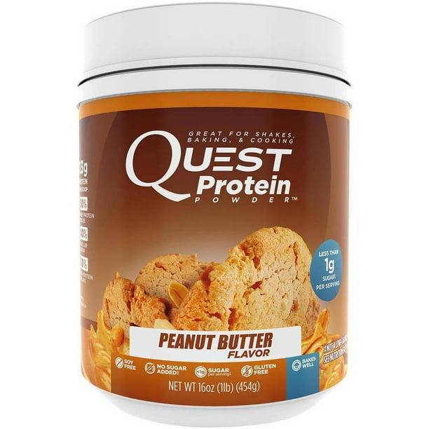 Quest Protein Powder, Peanut Butter, 22g Protein, 1 Lb