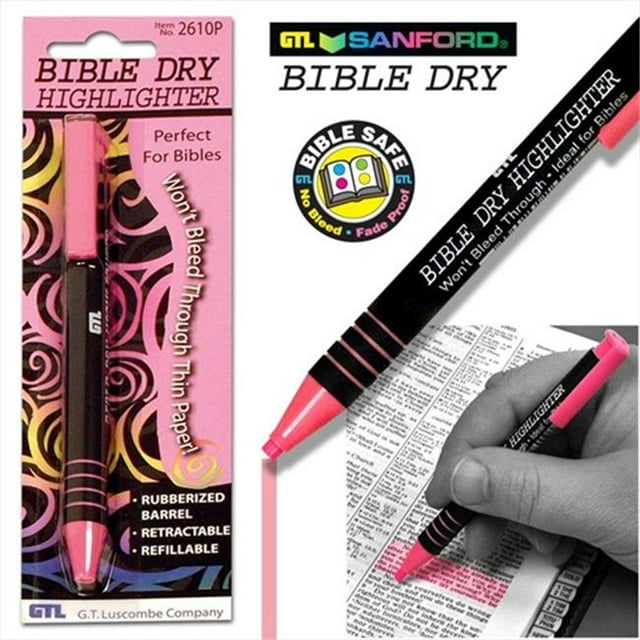 G T Luscombe 41093 Enlumineur Bible Rose Sec avec Carton