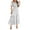 White, variant on ZZwxWA Women's Sexy Boho Off Shoulder Puff Short Sleeve High Waist Ruffled Flowy A Line Beach Party Maxi Dress Womens Formal Evening Cocktail Party Dress