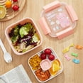 thumbnail image 4 of SUOKL Bento Box Salad Container Large Salad Bowl 4 Compartment Salad Lunch Container With Reusable Utensil Set And Container For Dressings, 4 of 7