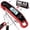 Red, variant on Instant Read Meat Thermometer Digital, delpattern Food Thermometer for Cooking, Waterproof Grill Thermometer with Backlight & Calibration for Baking,Liquids,Candy,Clean, Black