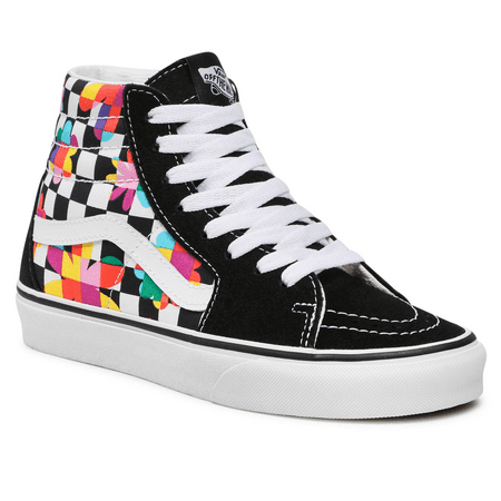 

VANS Sk8-Hi Floral Checkerboard Sneakers