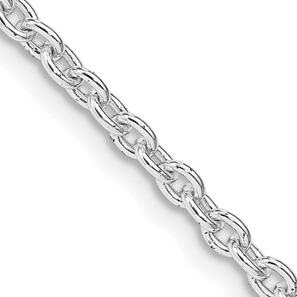 Sterling Silver 2.75mm Cable Chain 