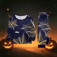 thumbnail image 6 of Cozy Matching Family Halloween Pajamas PJs Set, Cute Pumpkin Ghost Print Long Sleeve Loungewear Sleepwear Nightwear Gift, 6 of 6