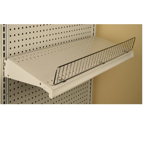 Chrome Gondola Shelf Wire Fence Fits Lozier & Madix Gondola Shelving