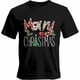 thumbnail image 1 of Camisetas gráficas informales de manga corta para hombre con frase "Árbol de Navidad alegre", 1 of 8