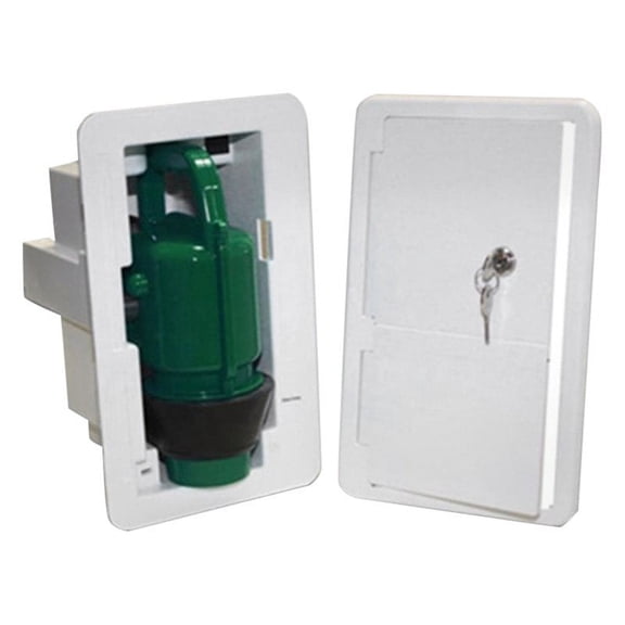 Lippert Components 362881 - Waste Master Nozzle Enclosure with Door and Frame Assembly