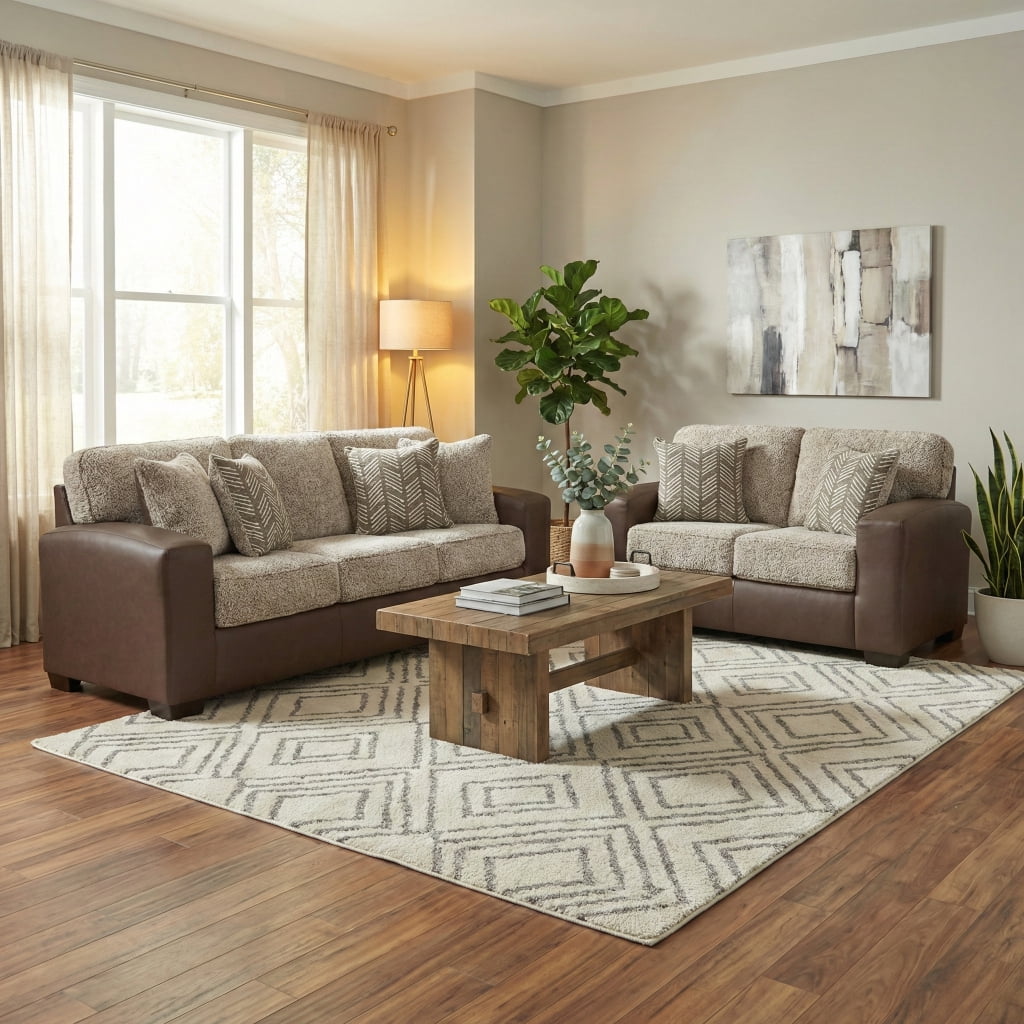 Free Shipping! Irene Inevent 3-Piece Recliner Sofa Set, Semi PU