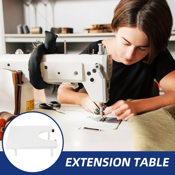 WASHWEPE Sewing Expansion Table White Plastic 1Set For Quilting
