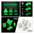 thumbnail image 3 of 200G Luminous PLA Filament, 1.75mm Glow In The Dark Plastic PLA 1.75mm 3D Printing Materials ,Easy to Use, 3 of 5