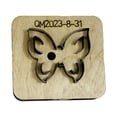 thumbnail image 1 of yuksok Butterfly Leather Cutting Die Sturdy Die Cutter for Keychains Jewelry Pieces, 1 of 9
