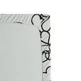 thumbnail image 2 of Ambesonne Black White Fitted Sheet, Wedding Heart Shape, Twin XL Size, Black White Red, 2 of 2