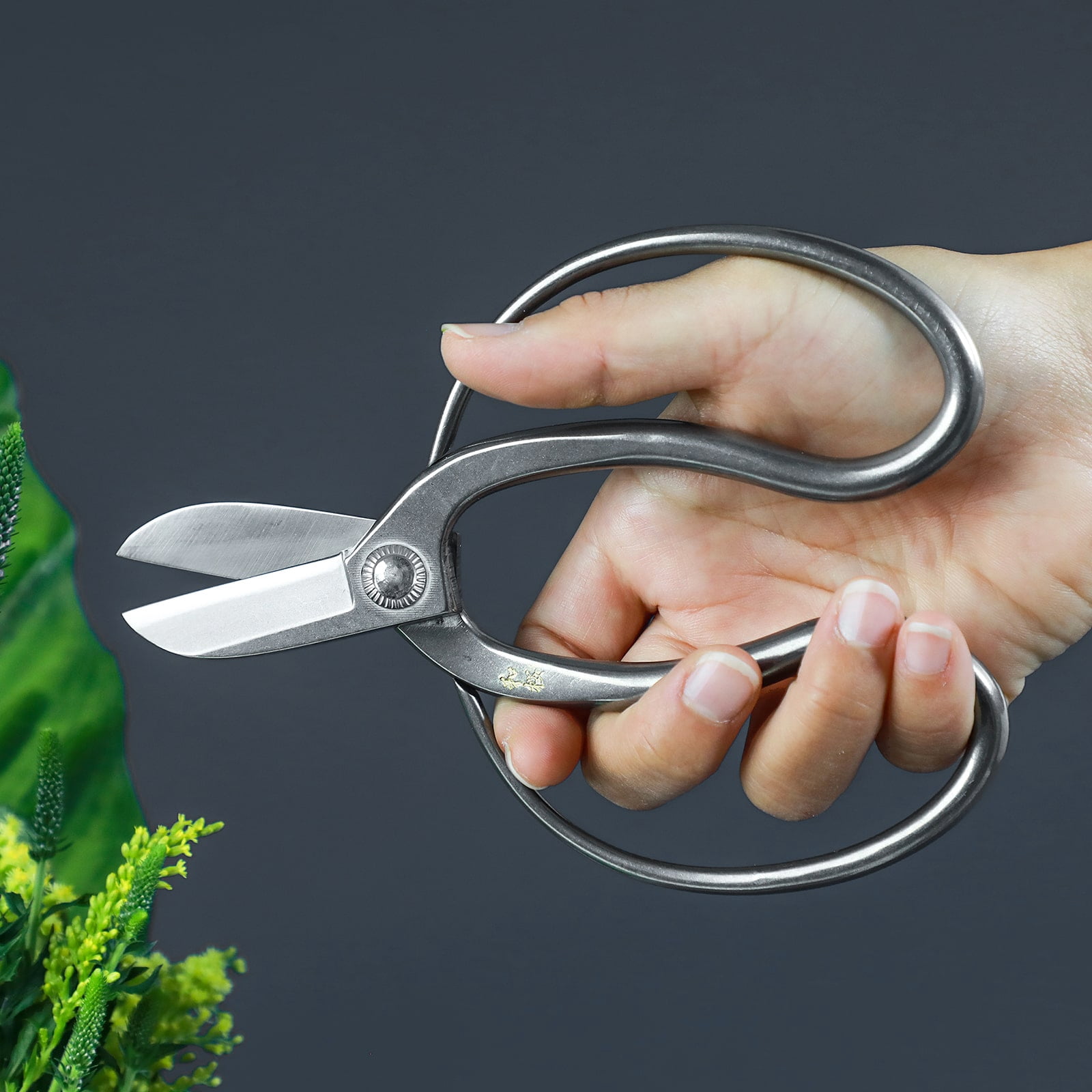 Wazakura Made in Japan Yasugi Stainless Steel Koryu Floral Scissors 6.5"