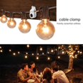 thumbnail image 2 of WANGQ String Light Hanger Hooks,Screw in Hooks for Hanging Christmas Light, Led Light Clips,50 Pack, 2 of 6