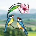 thumbnail image 2 of Colorful Hummingbird Metal Crafts Background Wall Decoration Metal Hanging Ornaments, 2 of 6