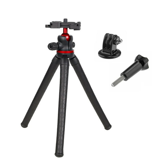 Portable Flexible Octopus Tripod Smartphone Mirrorless Gopro DSLR Camera Vlog Zoom Handy Recorder Extend 1/4 Screw for Magic Arm