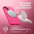 thumbnail image 4 of Magnetic for iPhone 14 Case, [Compatible with MagSafe] [Full Camera Protection] [14FT Drop Protection] Shockproof Protective Slim Translucent Matte Phone Case for iPhone 14, Hot Pink, 4 of 15