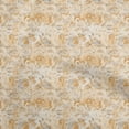 thumbnail image 1 of oneOone Polyester Spandex Yellow Fabric Abstract Floral Sewing Craft Projects Fabric Prints By Yard 56 Inch Wide, 1 of 5