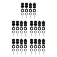 thumbnail image 2 of relayinert 4Pcs 17mm Roue Moyeu Adaptateur Conversion Extension Montage Sans Couture Noir 31mm 5Set, 2 of 6