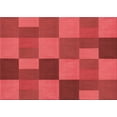 thumbnail image 1 of Ahgly Tapis Rectangulaire Rouge Lavable en Machine, 6 Pieds x 9 Pieds, 1 of 7
