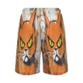 thumbnail image 2 of Relaxed fit printed pajama bottoms, sizes S to XXL An Cat with Yellow Eyes, 2 of 7