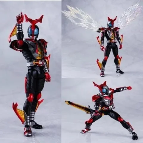 Figurine Articulée Anime BJD 16 cm SHF Masked Rider Kamen Rider Joint Kuuga Agit en PVC Jouets pour Enfants Poupée Collection Figurines Cadeau