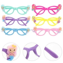 OATIPHO 6Pcs Mermaid Birthday Favors Assorted Color Photo Props for Girls at Back to School