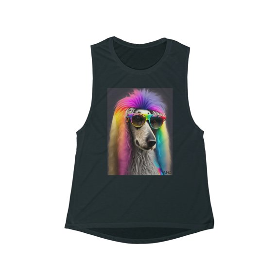 Pride Hound  - Women's Flowy Scoop Muscle Tank