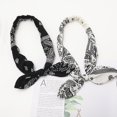 thumbnail image 3 of Paquete de 6 diademas con estampado de cachemira y nudo elástico con estampado retro para la cabeza, diadema con lazo para orejas de conejo para mujeres y niñas, 3 of 5