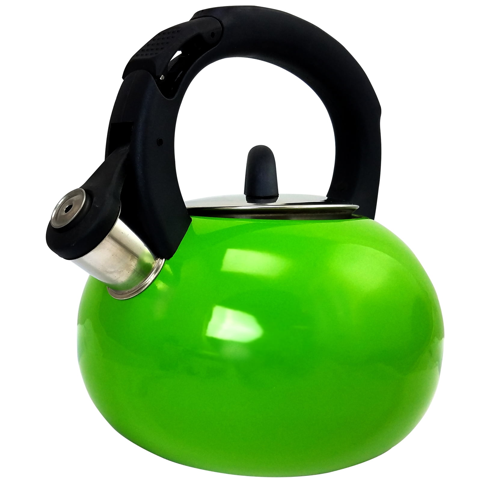 Mr. Coffee Piper Shine 2 Qt Whistling Tea Kettle, Green