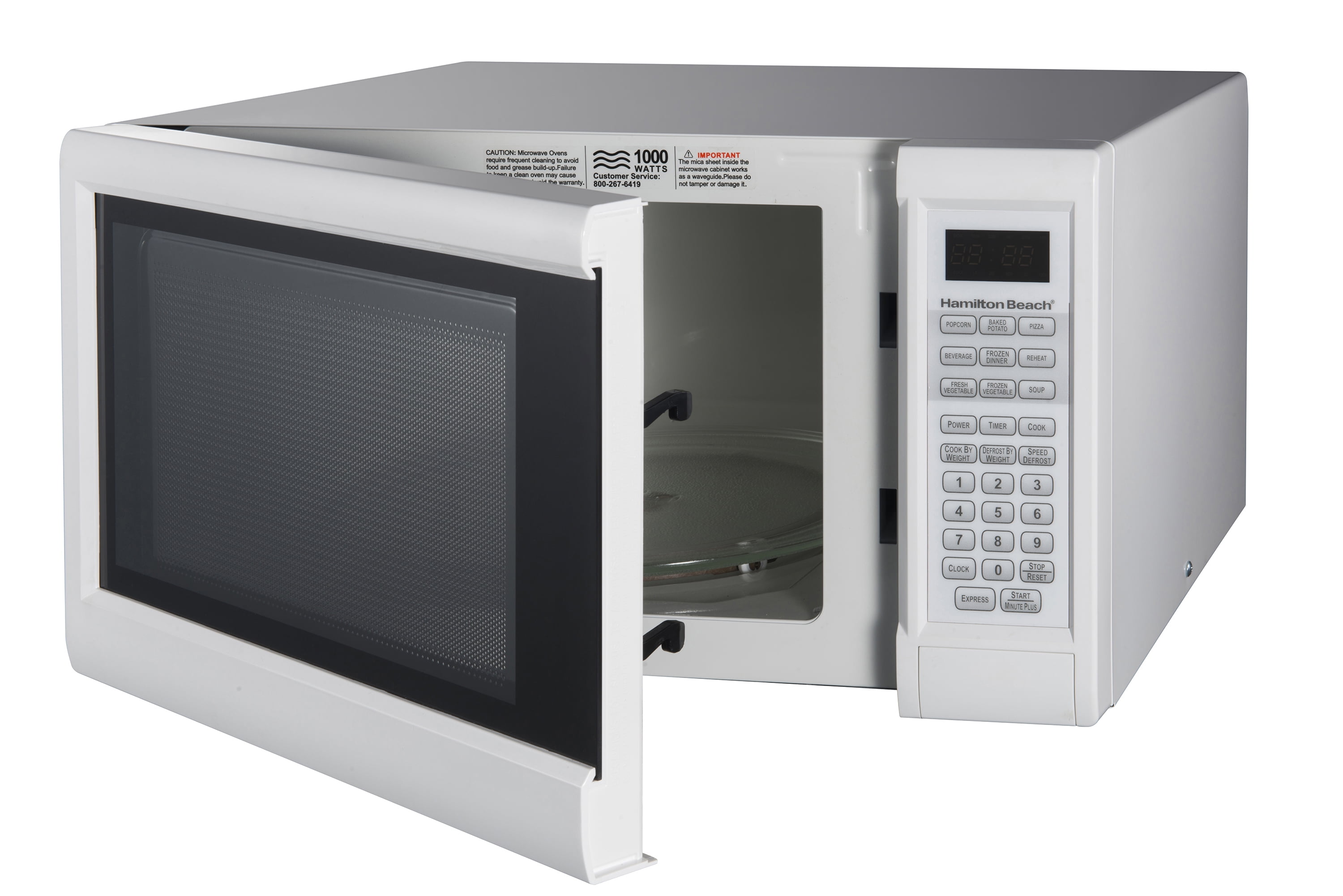 Hamilton Beach 1.6 Cu. ft. Digital Microwave Oven - Stainless Steel –  Amazing Electronics