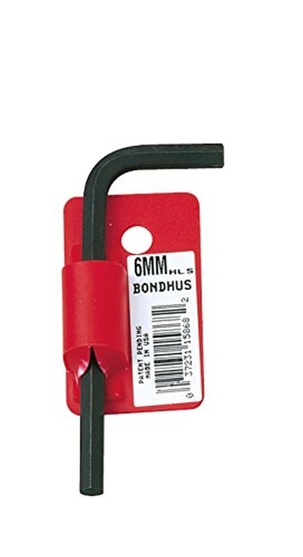 Bondhus 15868 6mm Hex Tip Key L-Wrench w/ProGuard Finish