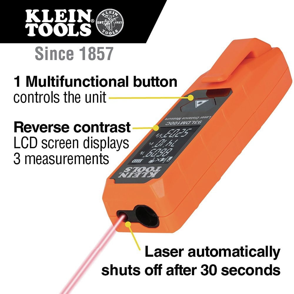 Klein Tools Compact Laser Distance Measure