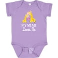 thumbnail image 3 of Inktastic My Meme Grandma Loves Me Giraffe Boys or Girls Baby Bodysuit, 3 of 5