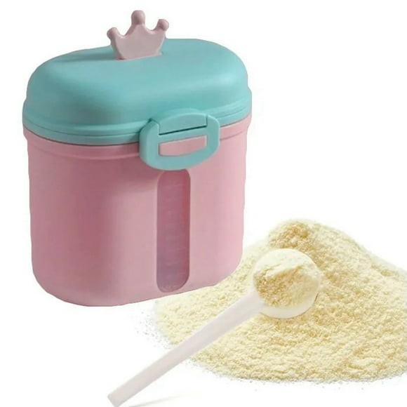 Caja De Almacenamiento De Polvo De Leche Infantil Portable Gran Capacidad Baby Milk Fórmula Dispensador Con Cuchara Para Bebé