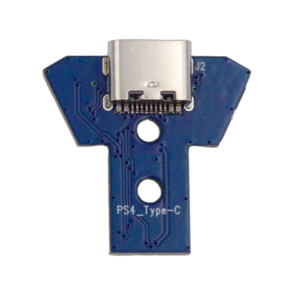 CY DIY Solder Type-C Female Socket Replace Micro-USB 5Pin for PS4 DualShock JDS-040 JDS-055 Repair Part Board Connector Module