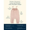thumbnail image 3 of Modern Moments By Gerber Baby Girl Cotton Romper with Shoulder Straps, Sizes 0/3 Months-24 Months, 3 of 6