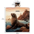 thumbnail image 2 of Sea Lion Canvas Outdoor Picnic Blanket Waterproof Portable Mat with Carry Strap, 2 of 6